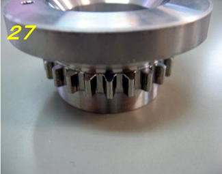 sprocket deburring